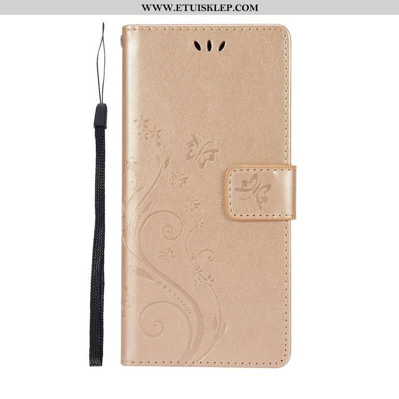 Etui Folio do Samsung Galaxy S21 5G Motyle Na Wietrze